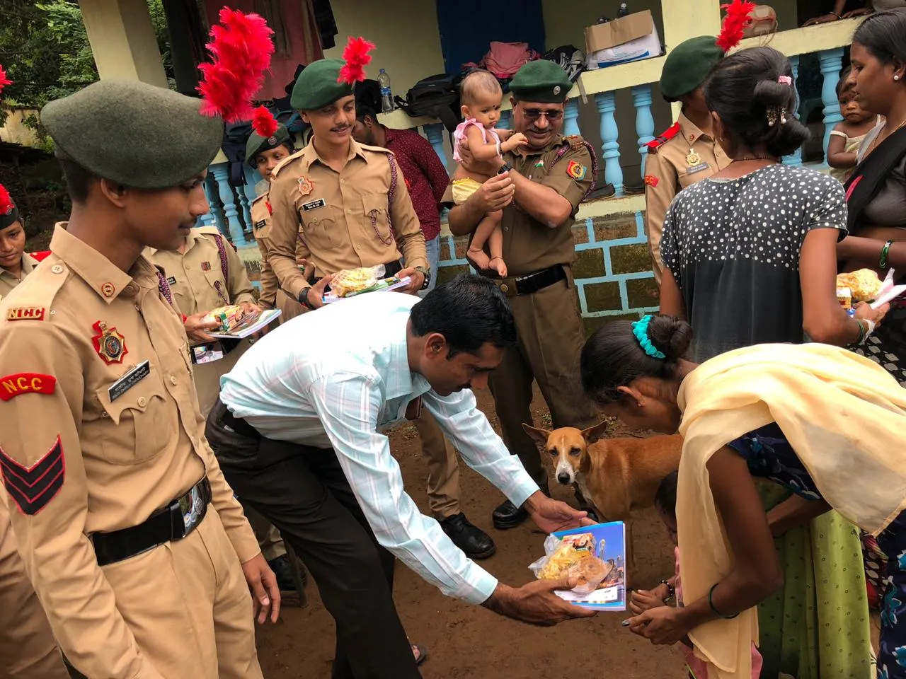 Donating Books & Sweets At Matheran 2019-20